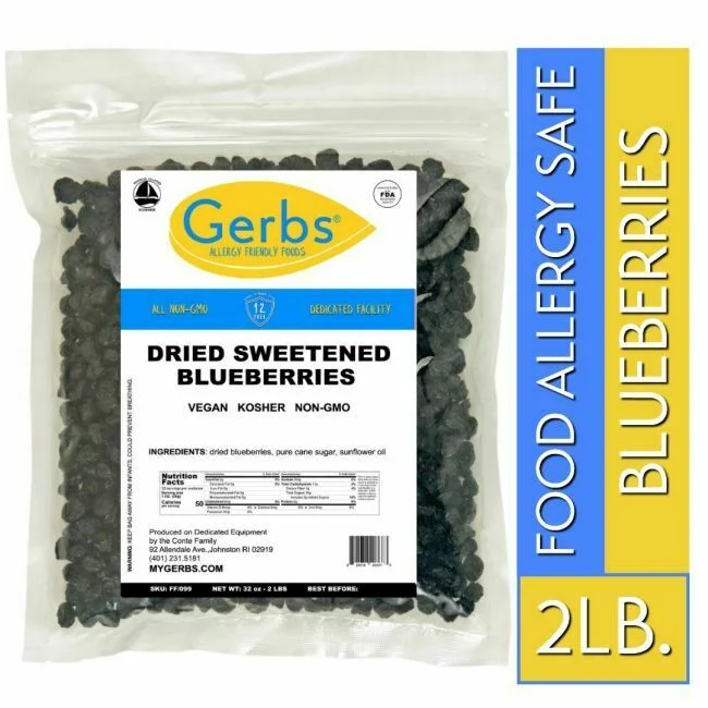 Dried Cape Cod Blueberries Bag