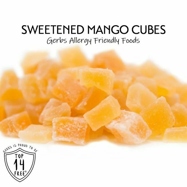 Dried Chopped Mango Cubes Gluten & Peanut Free