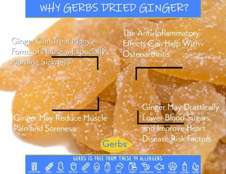 Dried Ginger Granulated Sugar Allergy Friendly Foods Gerbs