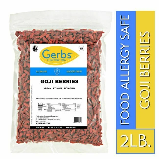 Dried Goji Berries (Wolf berry) - No Added Sugar Bag