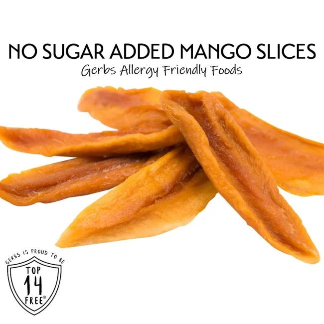 Dried Mango Slices No Added Sugar Gluten & Peanut Free