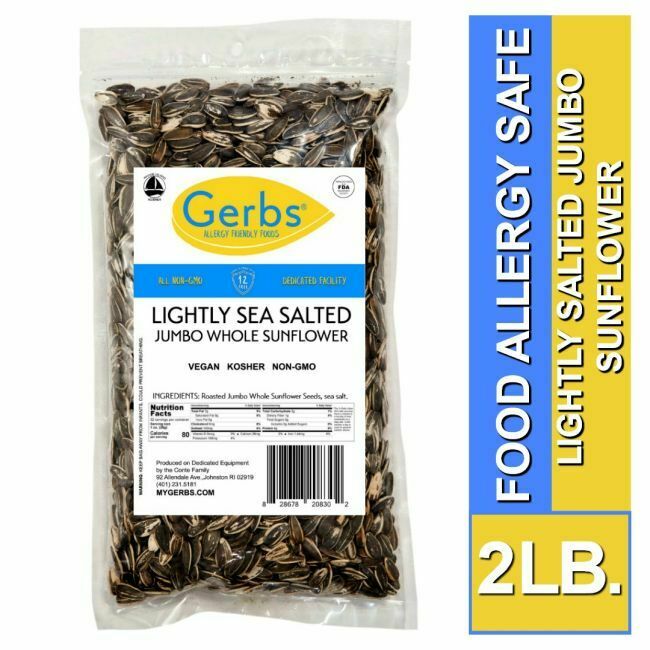 Jumbo Lightly Sea Salted Sunflower Seeds - InShell Fresh Quality Foods