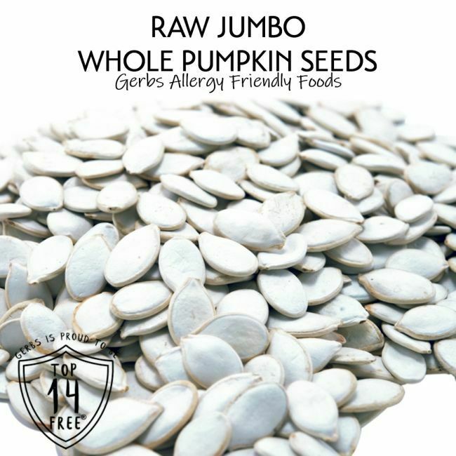 Jumbo Raw Whole Pumpkin Seeds - In Shell Pepitas Gluten & Peanut Free