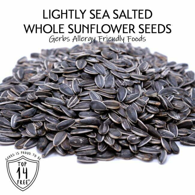 Lightly Sea Salted Dry Roasted In Shell Sunflower Seeds Gluten & Peanut Free