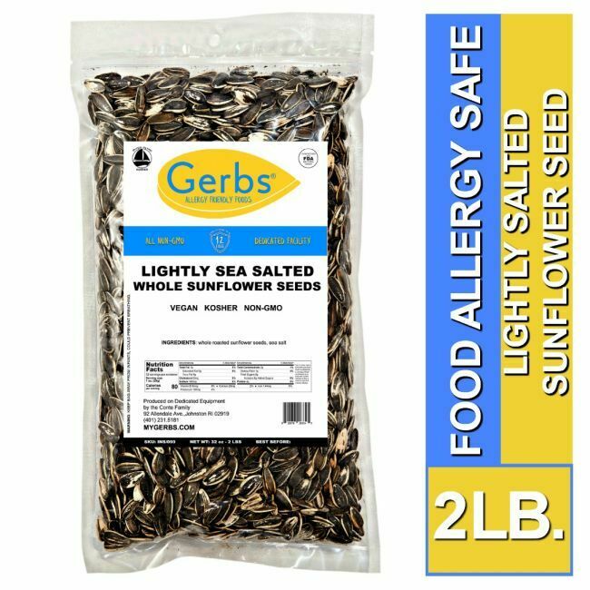 Lightly Sea Salted Dry Roasted In Shell Sunflower Seeds Bag