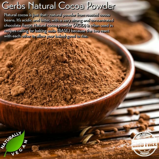 Natural Cocoa Powder Free from Top 14 Food Allergens