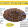 Raw Brown Flax Seeds Health Benefits
