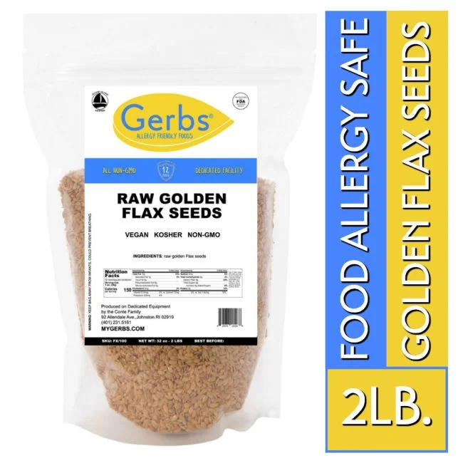 Raw Golden Flax Seeds Bag