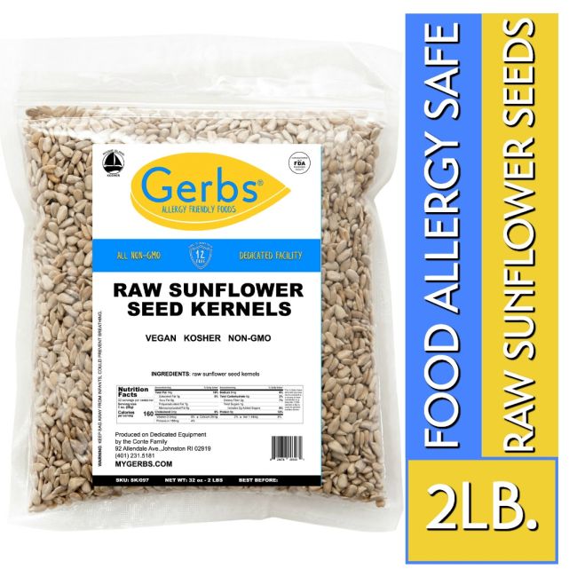 Raw Shelled Sunflower Seed Kernels Bag