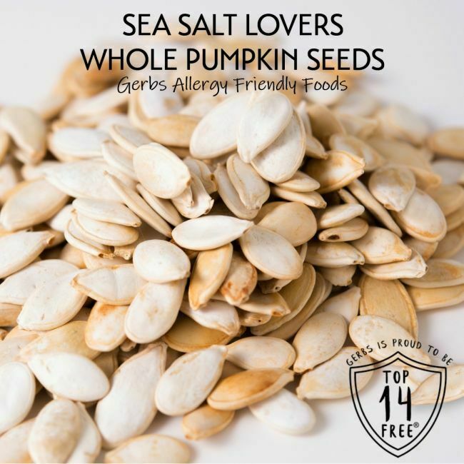 Salt Lovers Dry Roasted In Shell Pumpkin Seeds - Whole Pepitas Gluten & Peanut Free