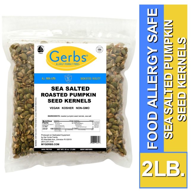 Sea Salted Roasted Pumpkin Seed Kernels - Out of Shell Pepitas Bag