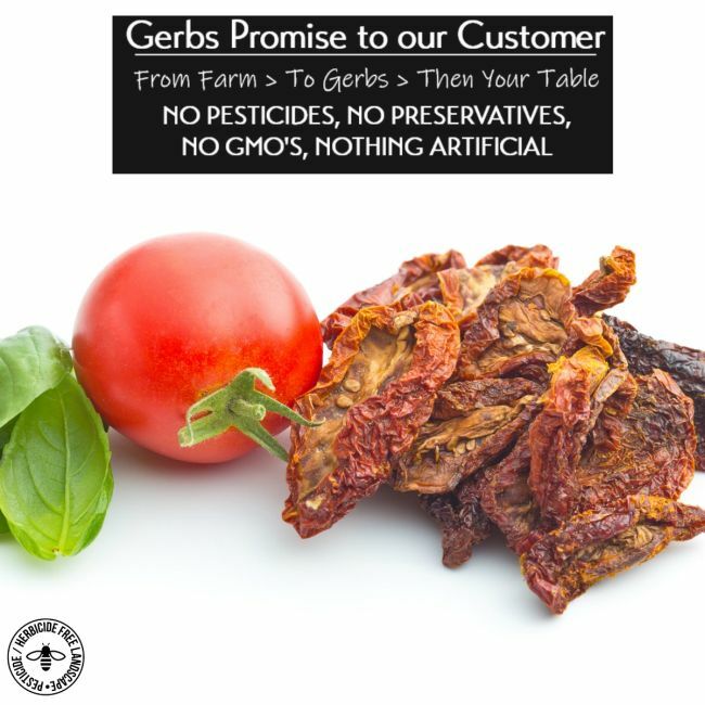 Sun Dried Tomatoes Preservative free all natural ingredients