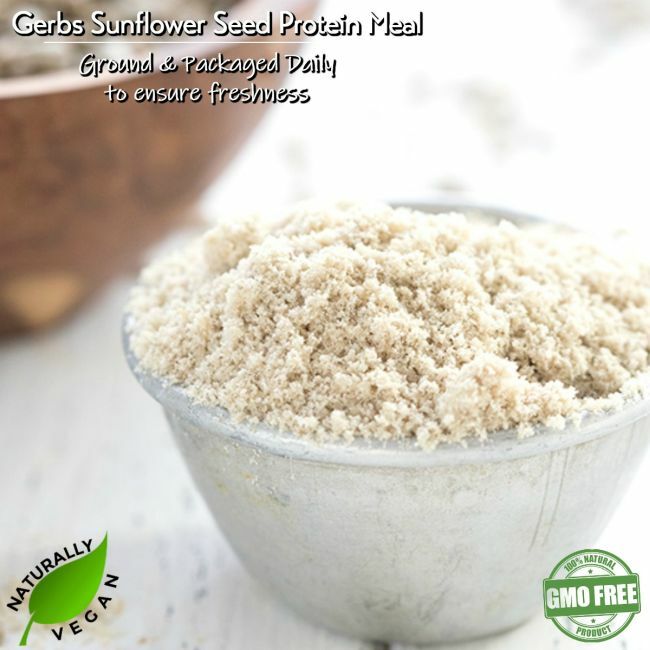 Sunflower Seed Meal - Full Oil Content Protein Powder Naturally Vegan