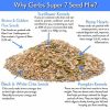 Super 7 Seed Raw Mix (Pumpkin, Sunflower, Hemp Hearts, Brown & Golden Flax, White & Black Chia) Health Benefits