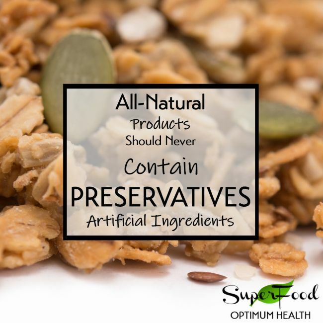 Super Five Seeds Granola Preservative free all natural ingredients