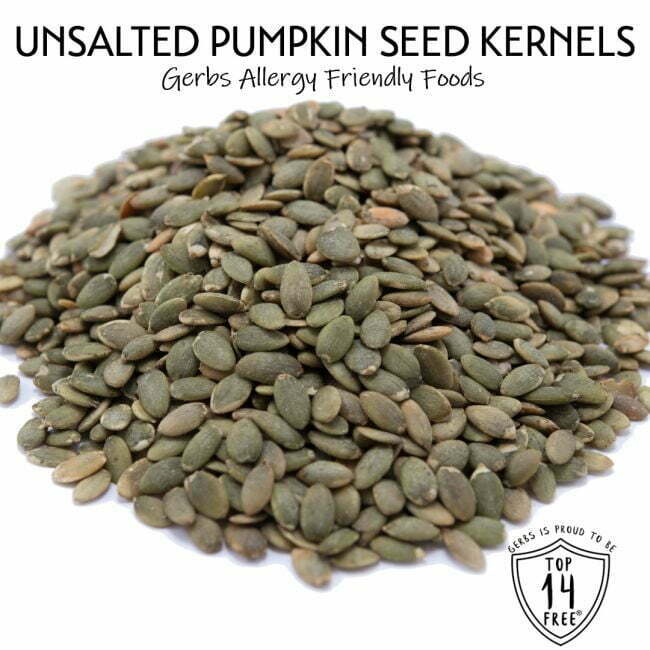 Unsalted Roasted Pumpkin Seed Kernels - Out of Shell Pepitas Gluten & Peanut Free