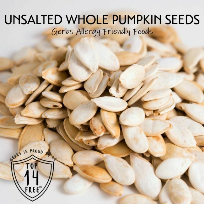Unsalted Roasted Whole Pumpkin Seeds - In Shell Pepitas Gluten & Peanut Free
