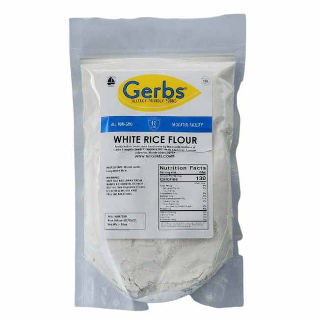 WHITE RICE FLOUR Preservative free all natural ingredients