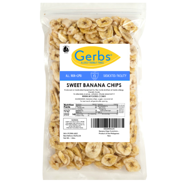 Sweetened Banana Chips 14oz