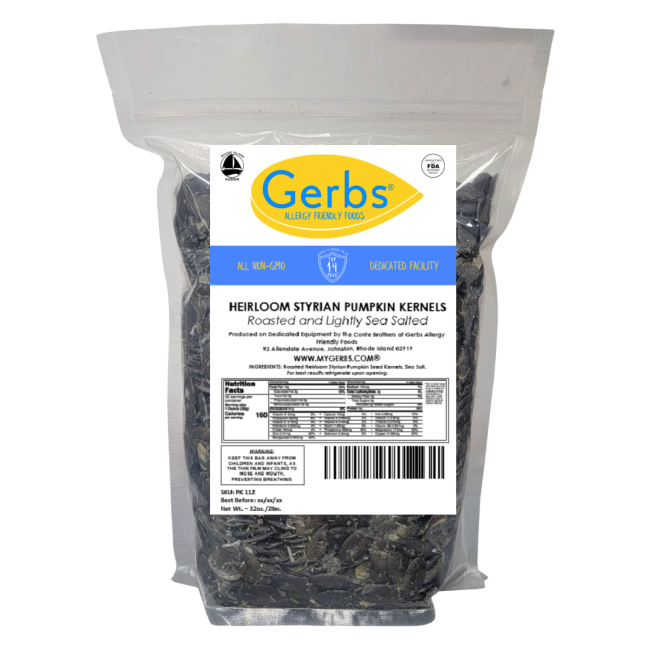 Lightly Sea Salted Roasted Heirloom Styrian Pumpkin Seed Kernels (No Shell Pepitas) Bag