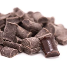 Premium Extra-Large Baking Dark Chocolate Chips, Chunk Size Semi Sweet Cacao, Resealable Bag Naturally Vegan