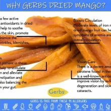 Dried Premium Grade Thailand Mango Slices, No Added Sugar, Resealable Bag Health Benefits