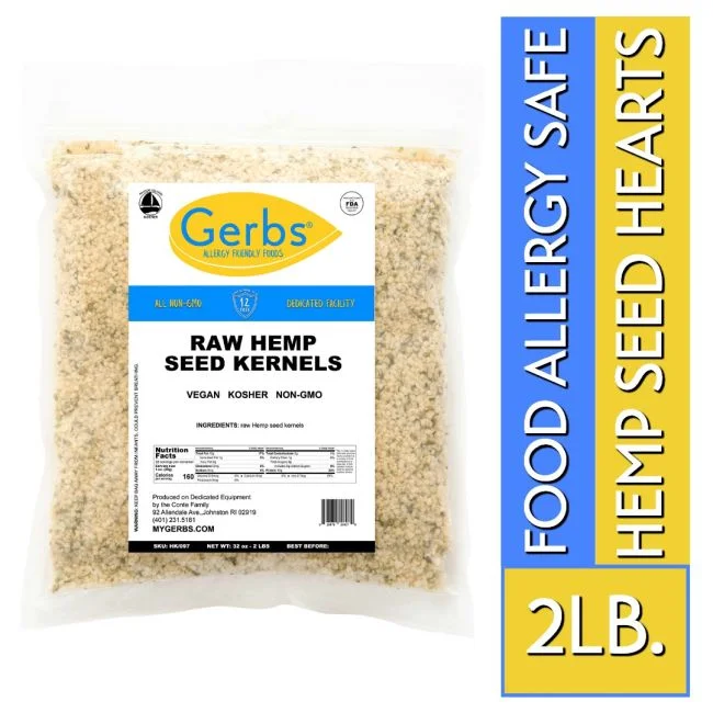 Kirkland Signature Organic Hemp Hearts – Shelled Seeds, 32 Ounce Bag, USDA Organic, Non-GMO, Exp 12/2026