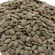 Unsalted Roasted Shine Skin Pumpkin Seed Kernels, No Shell Pepitas, Resealable Bag non-GMo