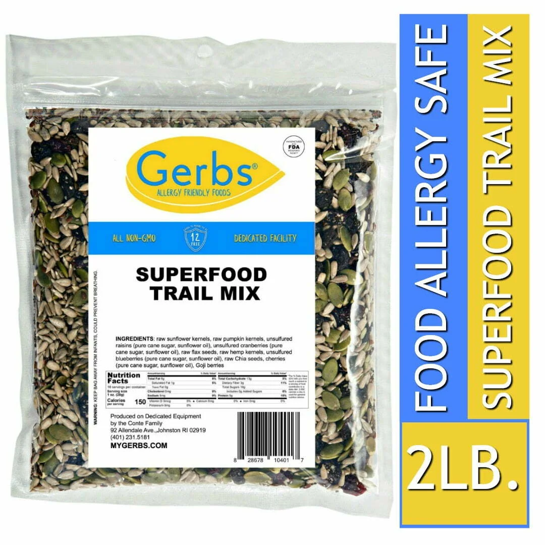 SUPER 10 MEGA MIX, Resealable Bag Allergy Friendly FoodsSUPER 10 MEGA MIX, Resealable Bag Qualities