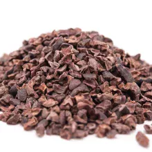 Premium Peruvian Roasted Cacao Nibs, Theobroma cacao, Resealable Bag
