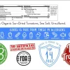 Sea Salted Sun Dried Tomato Halves, Pound Resealable Bag Gluten Free